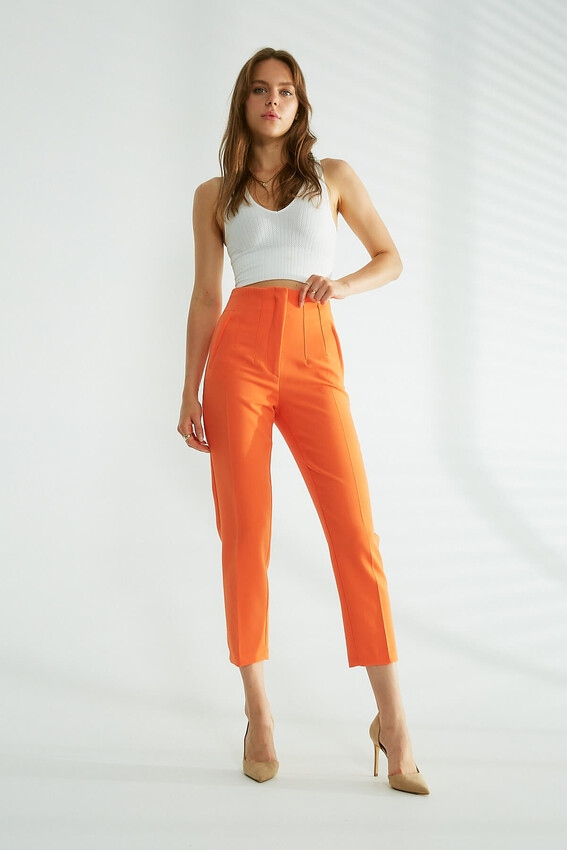  - Robin Cepli Kumaş Pantolon ORANGE