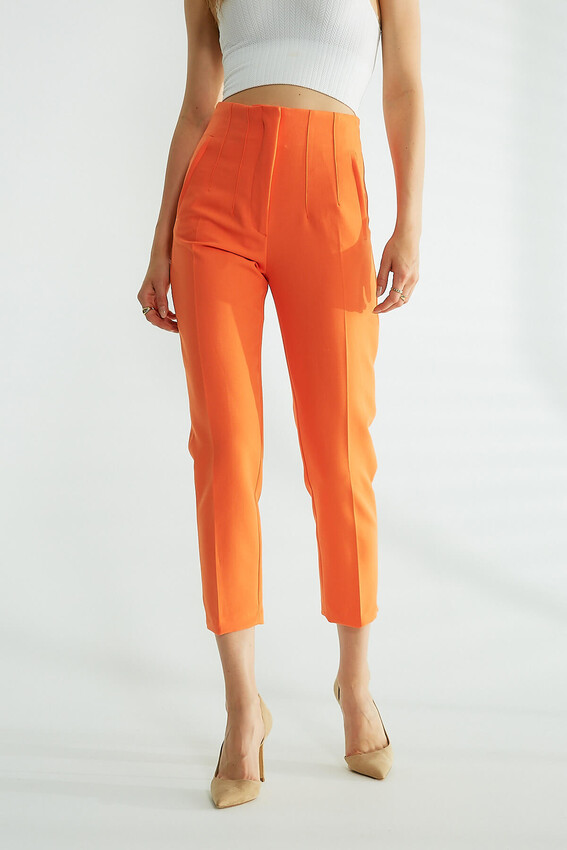 Robin Cepli Kumaş Pantolon ORANGE