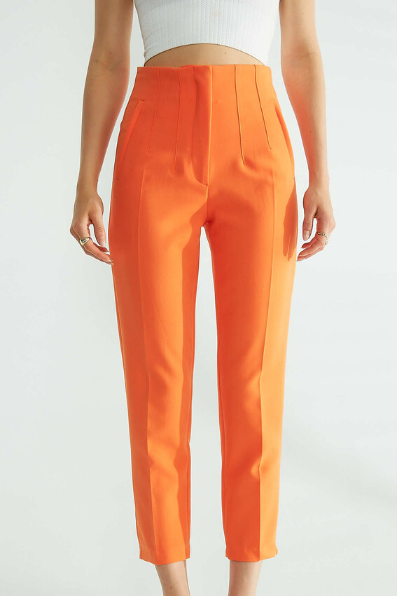Robin Cepli Kumaş Pantolon ORANGE