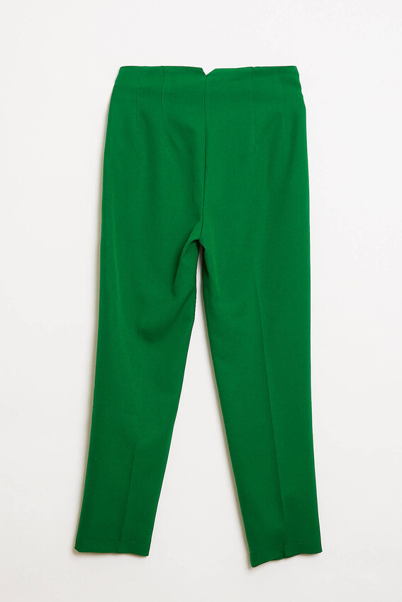 Robin Süs Cepli Yüksek Bel Pantolon BENETTON YEŞİLİ